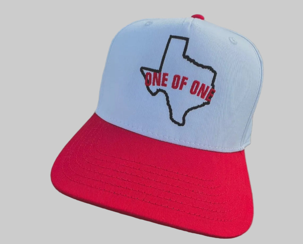 One of One Texas Logo performance caps